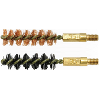 Thumbnail for Otis .338cal/.35cal/.357cal/9mm Bore Brush 2 Pack (1 Nylon/1 Bronze) FG-335-NB