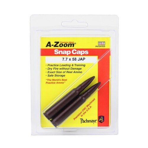 Pachmayr A-Zoom Metal Snap Caps 7.7x58 Japanese 2 Pack 12264