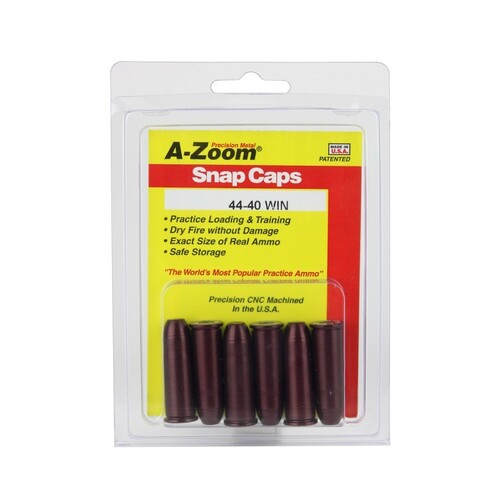 Pachmayr A-Zoom Metal Snap Caps 44-40 Winchester  6 Pack 16123