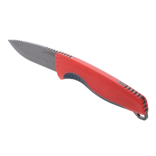 SOG Aegis FX Fixed Blade Knife in Rescue Red and Indigo - SOG17-41-03-41