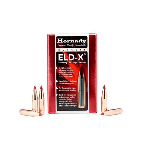 Hornady ELD-X® Rifle Projectiles  243 Cal 90gr 100 Pack