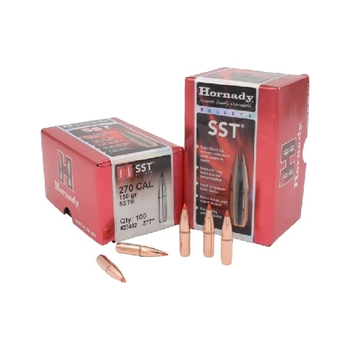 Hornady .277 270 cal 150 grain SST InterLock Bullets 100 pack - 27402