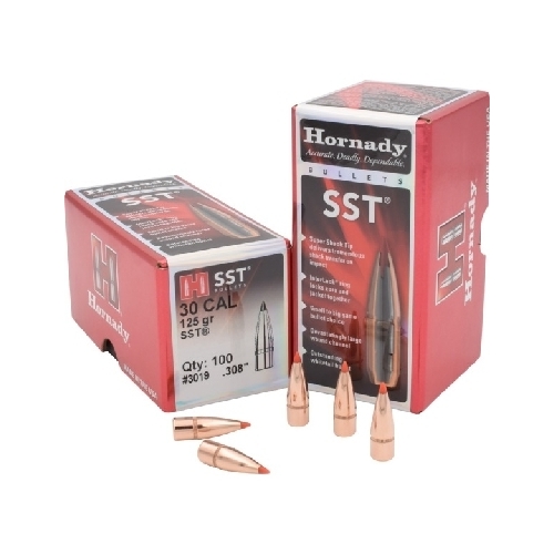 Hornady .308 30 cal 125 grain SST Bullets 100 pack - 3019