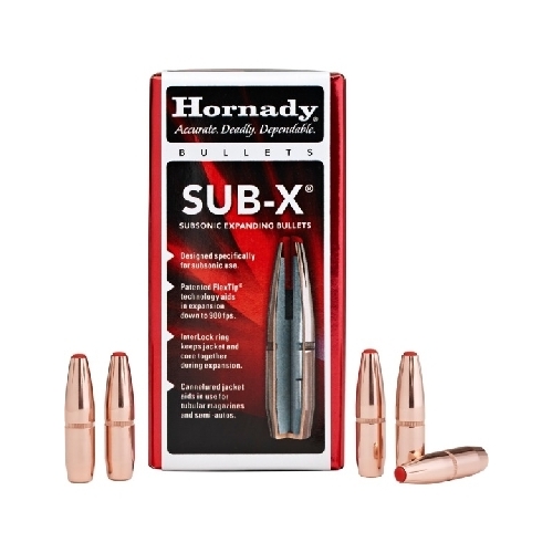 Hornady .308 30 cal 190 grain Sub-X Subsonic Bullets 100 pack - 30730