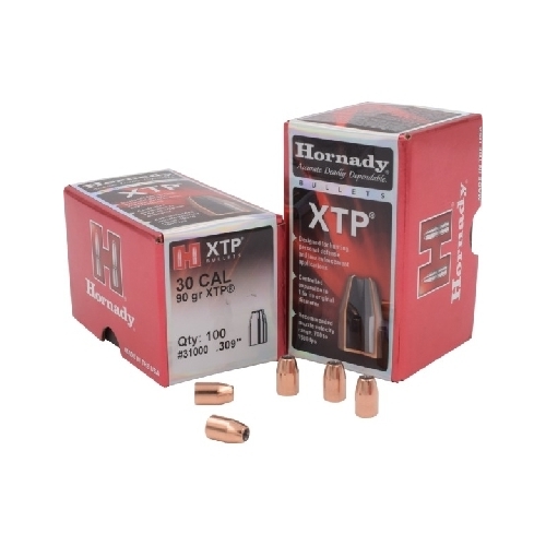 Hornady .309 30 cal 90 grain XTP Bullets 100 pack - 31000