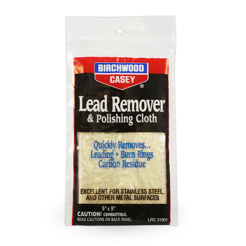 Birchwood Casey Lead Remover & Polishing Cloth 6" x 9" - 31002