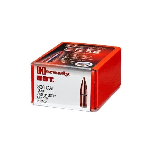 Hornady .338 338 cal 225 grain SST InterLock Bullets 100 pack - 33202