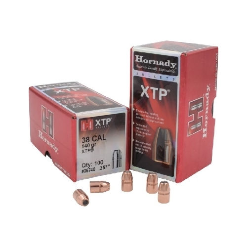 Hornady .357 38 cal 140 grain HP/XTP Bullets 100 pack - 35740