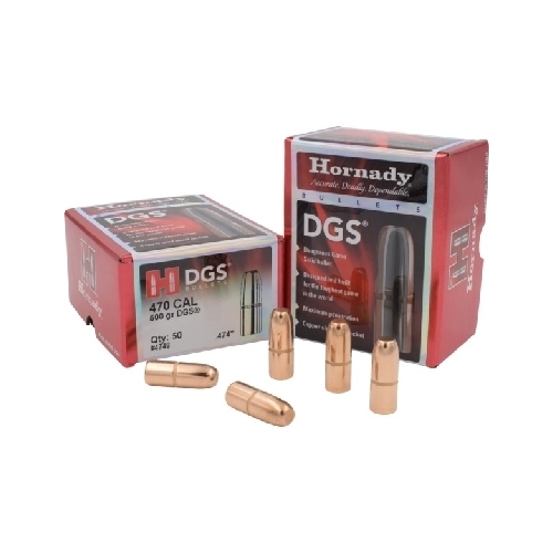 Hornady .474 470 cal 500 grain DGS Bullets 50 pack - 4748