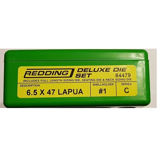 Redding 6.5x47 Lapua Deluxe Die Set - 84479