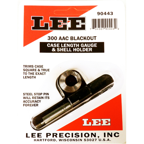 Lee Case Length Gauge & Holder 300 AAC Blackout 90443