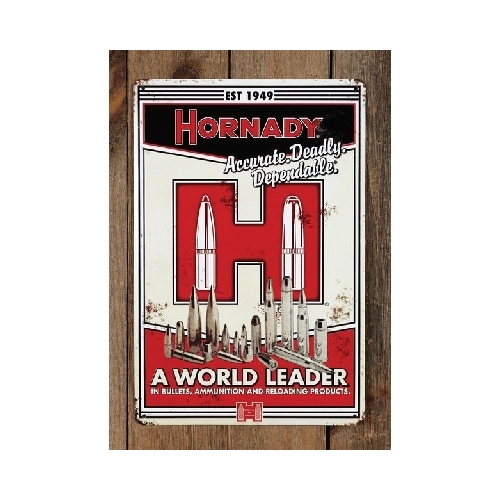 Hornady Vintage Tin Sign - 99101