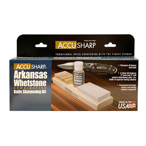 AccuSharp Combo Arkansas Stones w/ Honing Oil - A023C