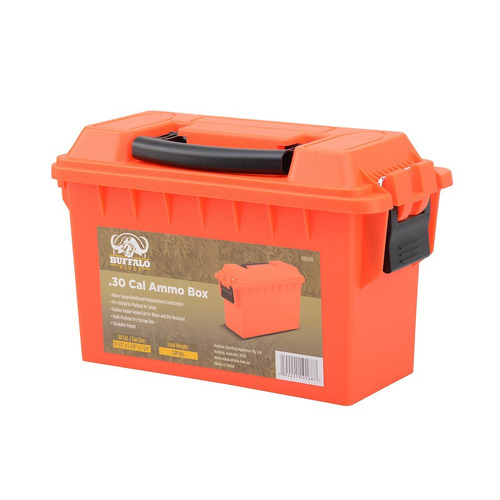 Buffalo River .30 Plastic Ammo Box in Emergency Orange - BR10168