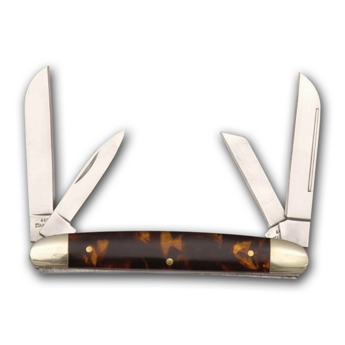 Buffalo River 3.5" Stockman 4 Blade Folding Knife - BRKST04