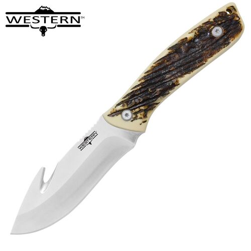 Western Crosstrail 9.25" Gut Hook Knife - CA-19247