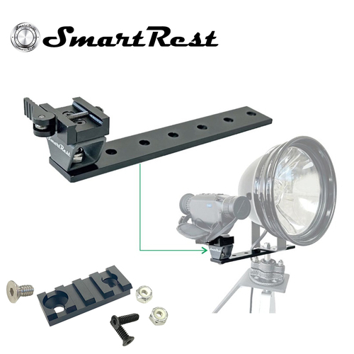 SmartRest Single QR Mount + Rail - E-SRSQR-K