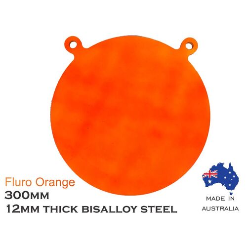 Eagleye Bisalloy Steel Gong 300mm Fluro Orange - EEG300FO