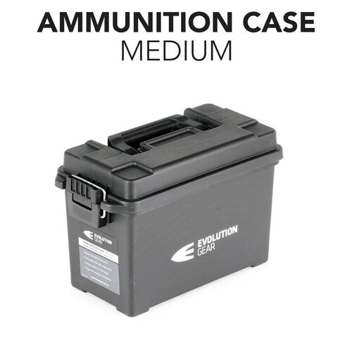 Evolution Gear Medium Ammo Case in Black - EG_AC_MED_BLK