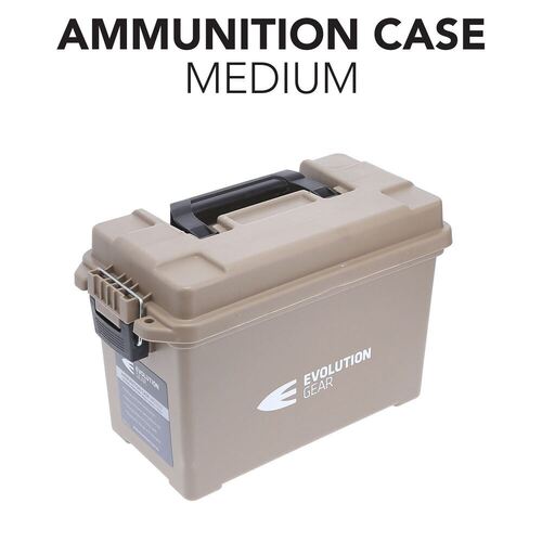 Evolution Gear Medium Ammo Case in Desert Tan - EG_AC_MED_TAN