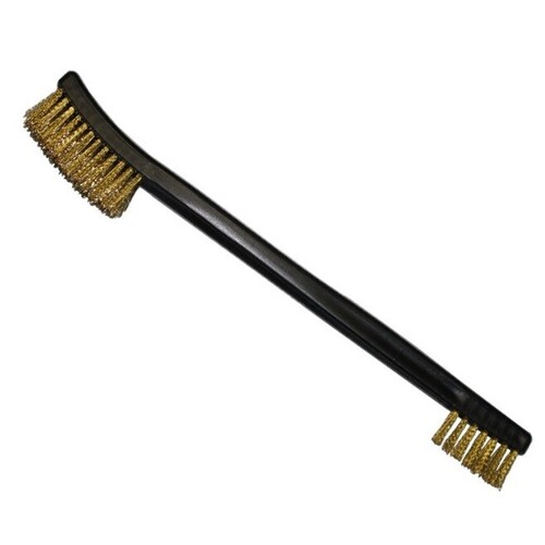 Max-Clean Utility Brush Bronze Double Ended - GCB-BRONZE2