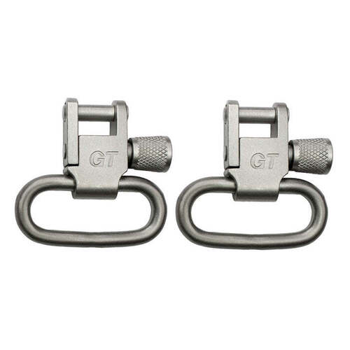 Grovtec Locking Swivels 1" Loops Satin Nickel - GTSW03