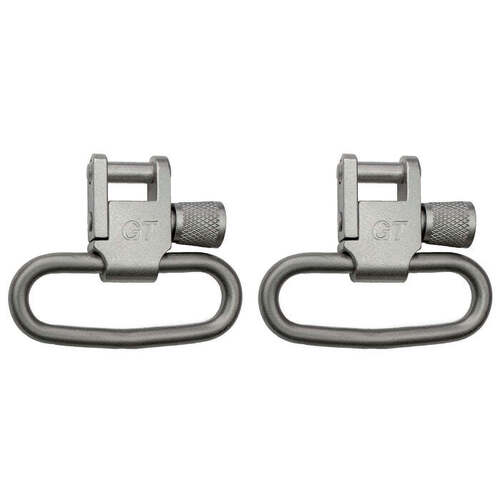 Grovtec Locking Swivels 1¼" Loops Satin Nickel - GTSW04