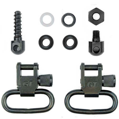 Grovtec Ruger Mini-14 Swivel Set 1" Loops Black - GTSW13