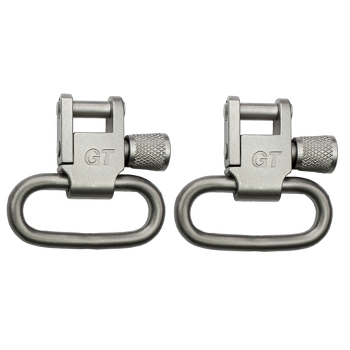 Grovtec Ruger Carbines, Auto & Single Shot Swivel Set 1" Loops Satin Nickel - GTSW28