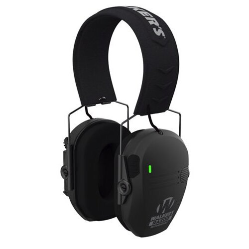 Walker's Razor Rechargeable Ear Muffs in Black - GWP-RSEMRC