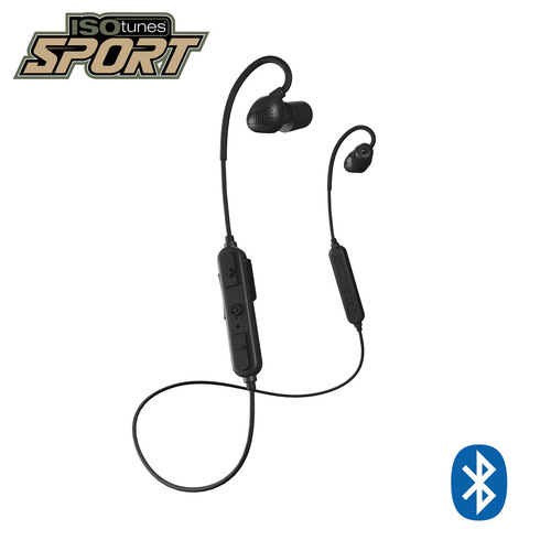 ISOtunes Advance Electronic Shooting Earphones w Bluetooth - Black - IT-37