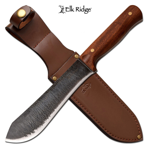 Elk Ridge Cherry Wood Knife - K-ER-200-12L