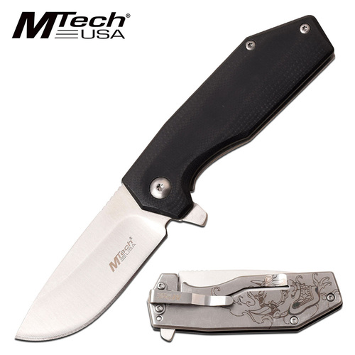 MTech Satin Ball Bearing Pocket Knife - K-MT-1160SD
