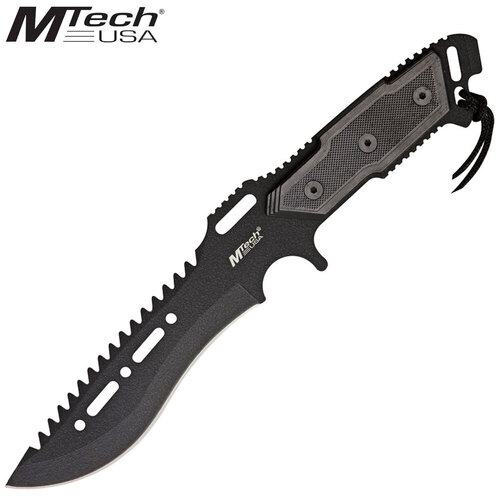 MTech Combat Tactical Sawback Knife - K-MT-621BK