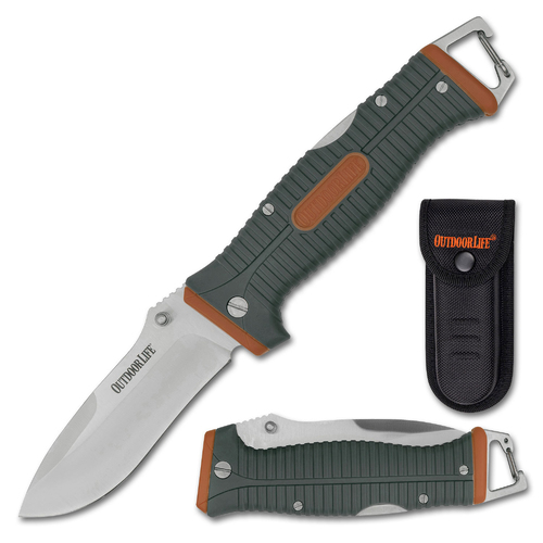 Outdoor Life 9.25 Inch Manual Folding Knife - K-OL-FDR001OGN