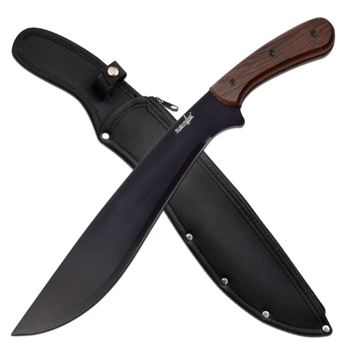 Survivor Wooden Handle Machete 560mm - K-SV-MHT008BK