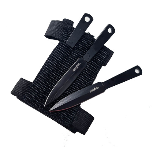 Perfect Point 120mm Short Range Throwing Knives 3pc - K-YK-185N