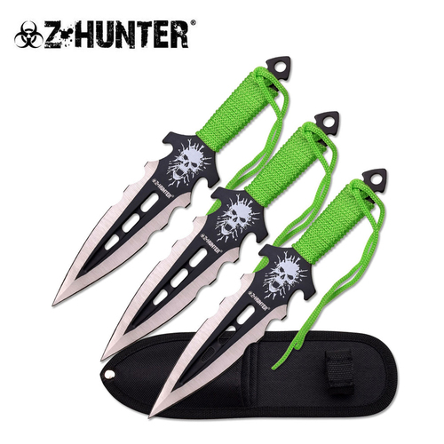 Z-Hunter 3 pack Zombie Throwing Knives Set - K-ZB-135-3