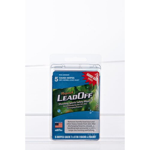 Hygenall LeadOff Range Bag - 5 single wipes - LR5005HMC