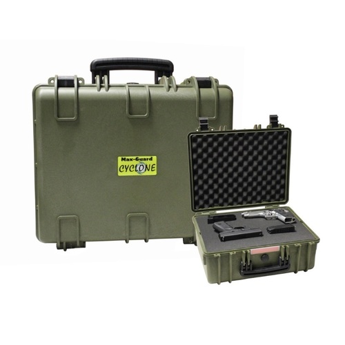 Max-Guard Cyclone Series Utility Hard Case - Green - 47.5cm x 41.5cm x 21.5cm - PTHPC006-G
