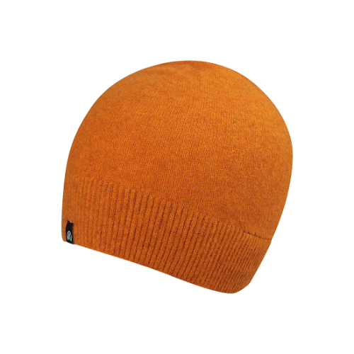 Ridgeline Lambswool Ribbed Beanie Rust - RLABNLWZ