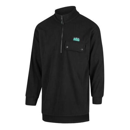 Ridgeline Premium Workmans Zip Bushshirt Black L  - RLCBZB3