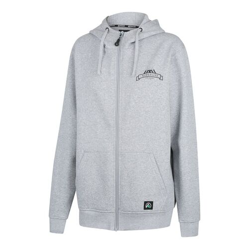 Ridgeline Impact Recycled Zip Front Hooded Fleece Grey M  - RLCFJIRGM2