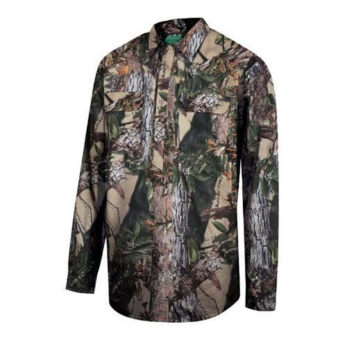 Ridgeline Yard Placket Shirt Buffalo Camo S  - RLCSHYPX1