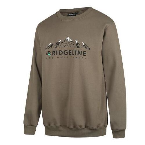 Ridgeline Mens Pro Hunt Crew Beech S   - RLCSWPHBC1