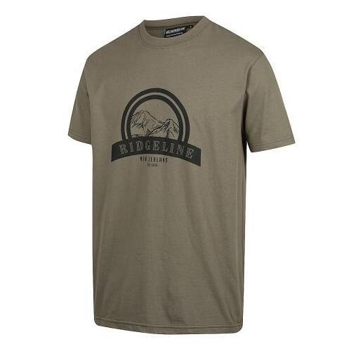 Ridgeline Mens Mountains Aus Tee Beech S  - RLCTSMTBC1