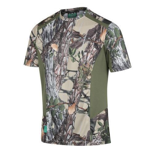 Ridgeline Mens Whanau Tee Buffalo Camo/Field Olive L  - RLCTSWXFO3