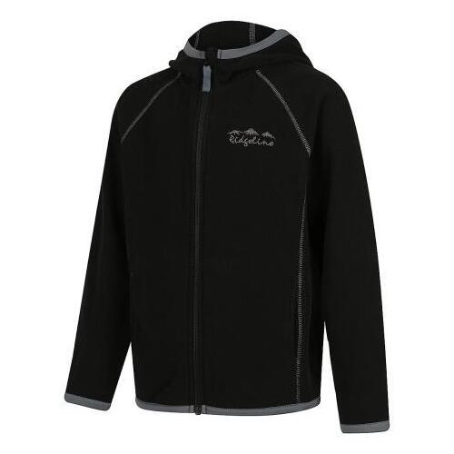 Ridgeline Kids Raglan Hoodie Black (8 Year Old)   - RLKHDRLB08