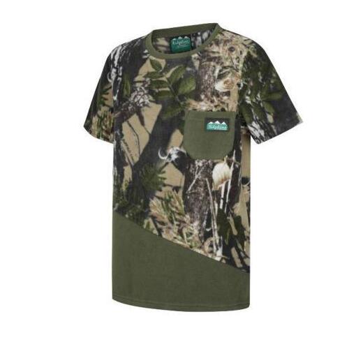 Ridgeline Kids Spliced Tee Buffalo Camo/Field Olive (1 Year Old)  - RLKTSSXFO01