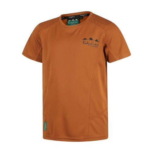 Ridgeline Kids Whanau Tee Rust (2 Year Old) - RLKTSWRT02